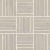 Sahara .5" x 4" Matte Crosshatch Porcelain Mosaic Tile in Grey