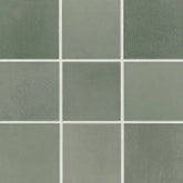 Celine 4" x 4" Matte Porcelain Floor & Wall Tile in Sage