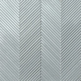 Kaikos Skinny Chevron Glass Mosaic in Blue