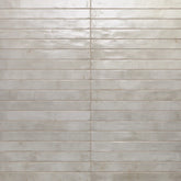 Chroma 2" x 18" Glossy Porcelain Field Tile in Light Grey