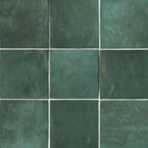 Cloé 5" x 5" Glossy Ceramic Tile in Green