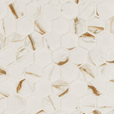 CALACATTA GOLD MATTE 2" HEXAGON