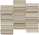 CASCADING WATERS Mosaic Tile 11x12 Sheet 1X4