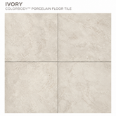 Ivory, Square, 12X12, Matte