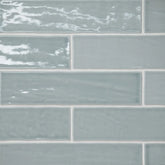 Marin 2.5" x 10" Ceramic Wall Tile in Misty Blue