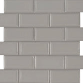 GRAY GLOSSY BEVELED 2X4