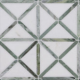 VERDANT GREEN GEOMETRICA PATTERN POL