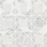 Monet Honed Marble Mosaic 2 Tile in Oriental White