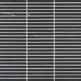 Monet Honed Marble Mosaic 3 Tile in Nero Marquina