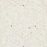 Celeste Honed Marble Blend Mosaic Tile in Myra Beige & Basalt