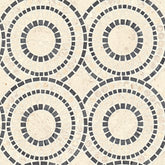 Solis Honed Marble Blend Mosaic Tile in Myra Beige & Basalt