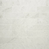 White Carrara 3" x 12" Floor & Wall Tile