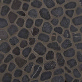BLACK PEBBLES MESH BACKED