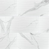 DYMO STATUARY WAVY WHITE 12X24 GLOSSY