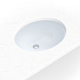 PORCELAIN VANITY OVAL WHITE-1512