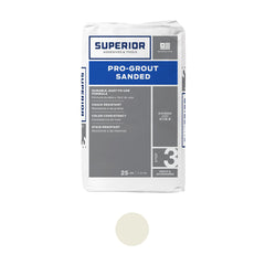Superior Sanded Pro-Grout Ivory - 25 lb