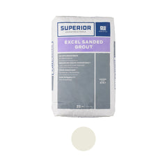 Superior Excel Ivory Sanded Grout - 25lb