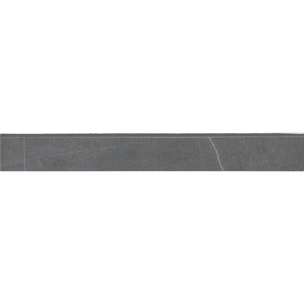 Bedrosians Nomade 3" x 24" Matte Porcelain Bullnose Trim in Noir | Item Code 100000188