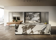 Bedrosians Magnifica The Thirties 30" x 30" - 8mm Honed Porcelain Tile in Pietra Grey | Item Code DOLMAGPIE3030-8H
