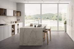 Bedrosians Magnifica The Thirties 30" x 30" - 8mm Honed Porcelain Tile in Cementi | Item Code DOLMAGCEM3030-8H