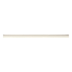 Bedrosians Clara .5" x 12" Glossy Ceramic Jolly Trim in Ivory | Item Code 100000812