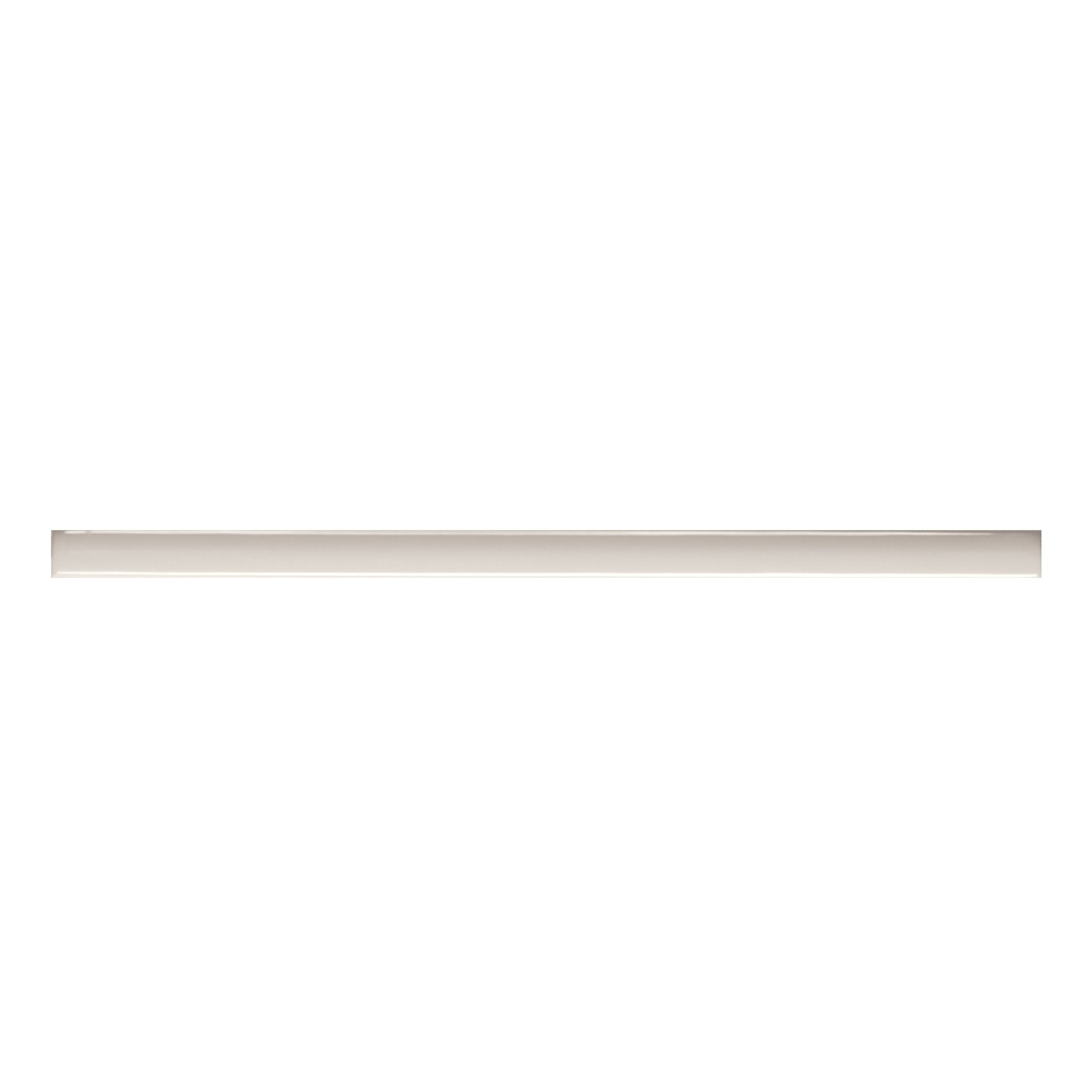 Bedrosians Clara .5" x 12" Glossy Ceramic Jolly Trim in Grey | Item Code 100000813