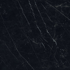 Bedrosians Magnifica The Thirties 30" x 30" - 8mm Honed Porcelain Tile in Nero Marquina | Item Code 100001001