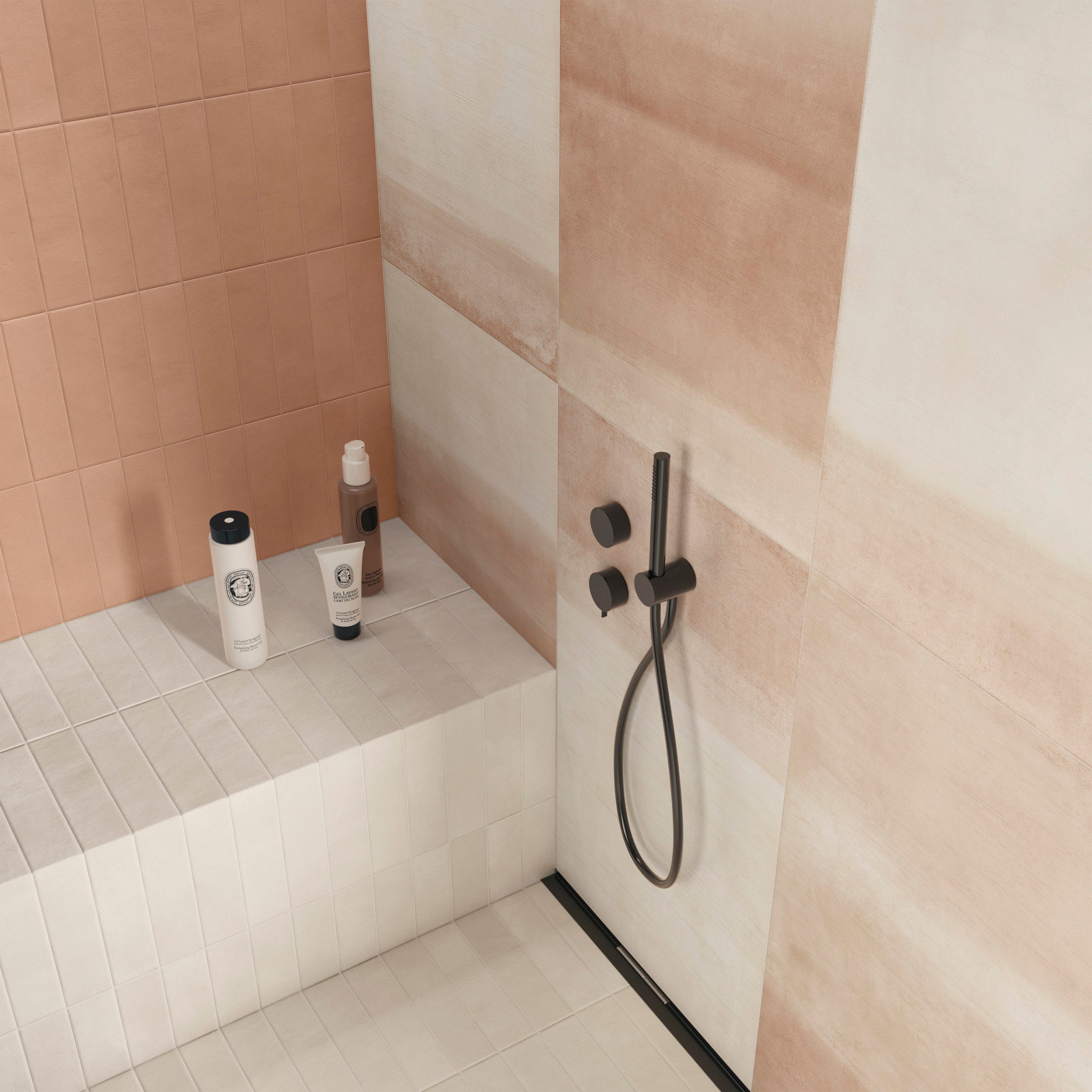 Bedrosians Sahara 3" x 12" Matte Porcelain Tile in White | Item Code 100001021