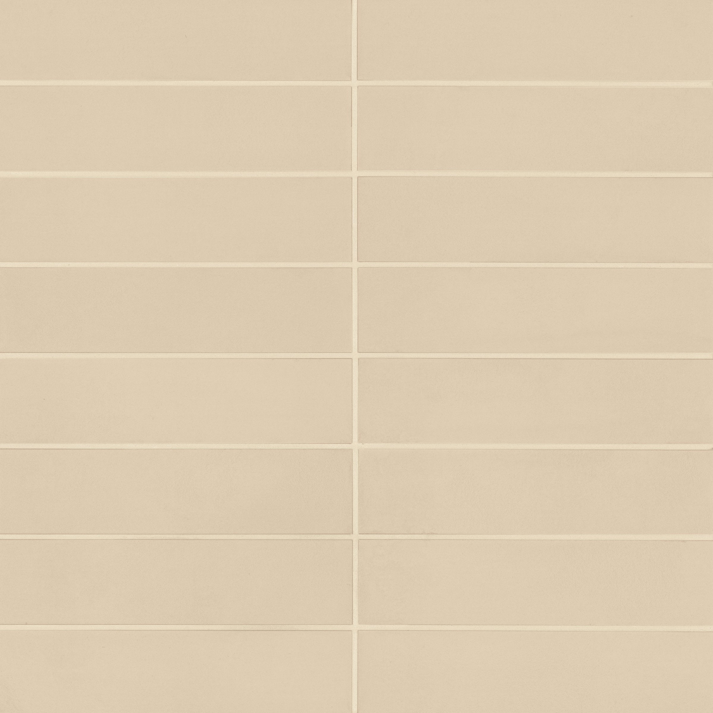 Bedrosians Sahara 3" x 12" Matte Porcelain Tile in Ecru | Item Code 100001020