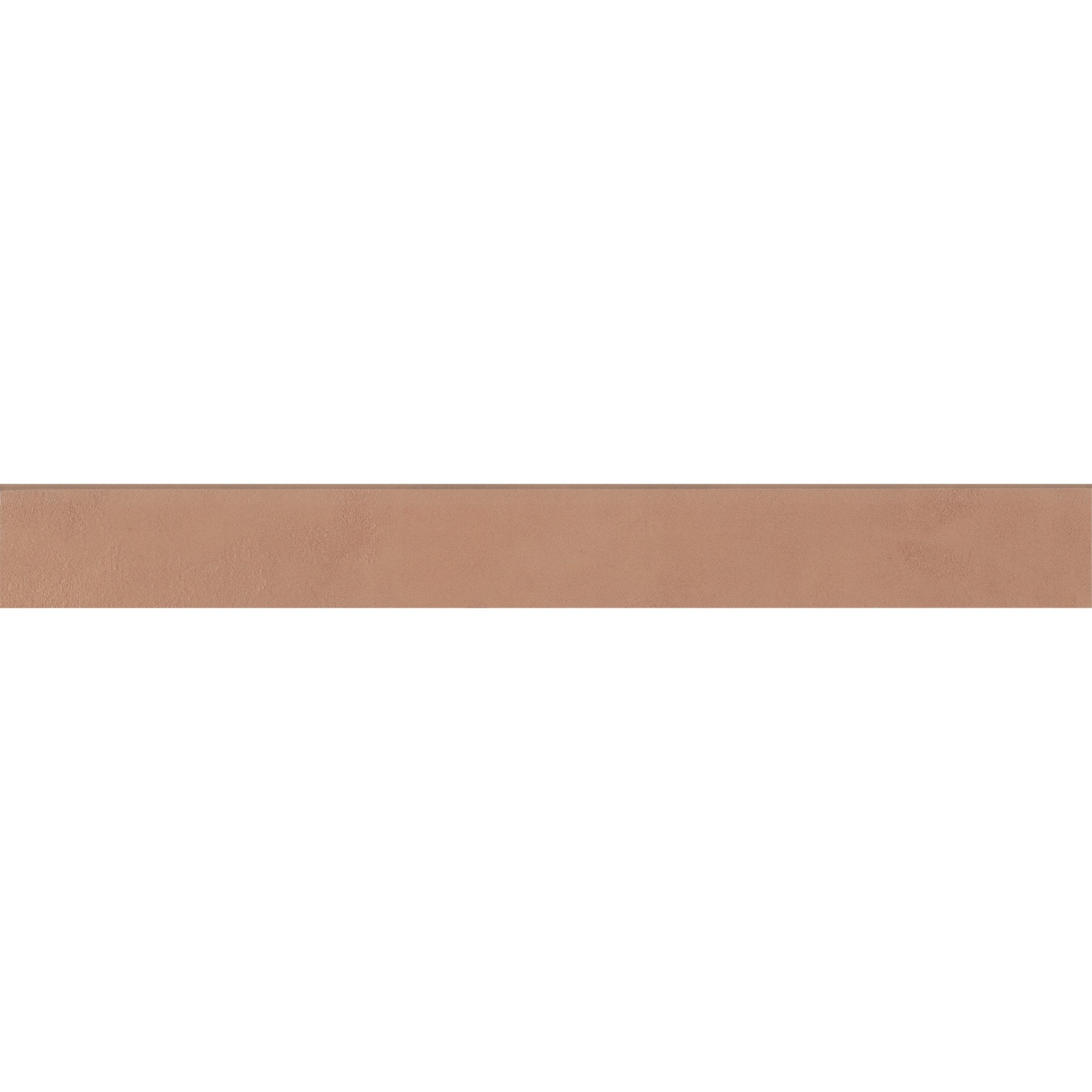 Bedrosians Sahara 3" x 24" Matte Bullnose Porcelain Tile in Cotto | Item Code 100001025