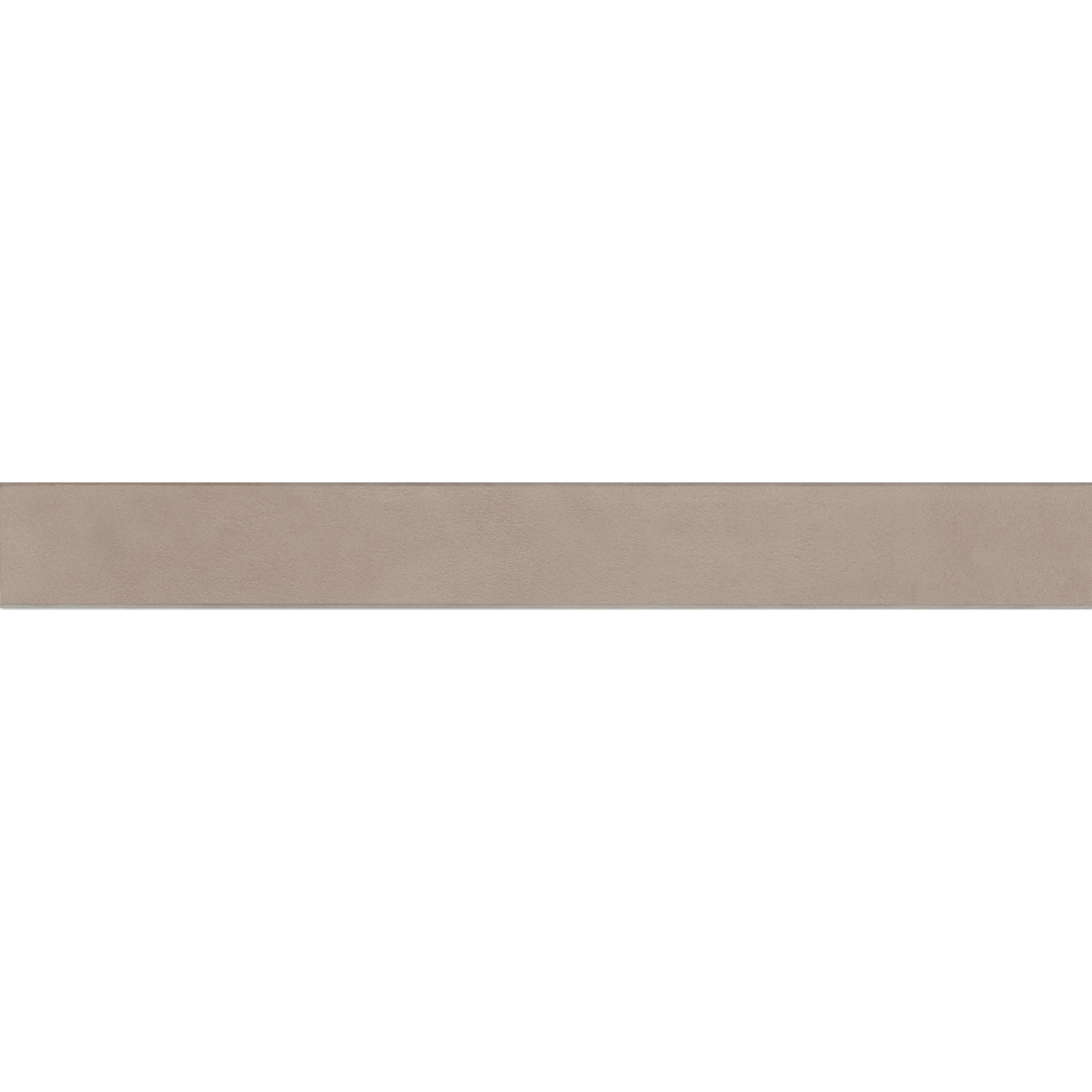 Bedrosians Sahara 3" x 24" Matte Bullnose Porcelain Tile in Taupe | Item Code 100001034