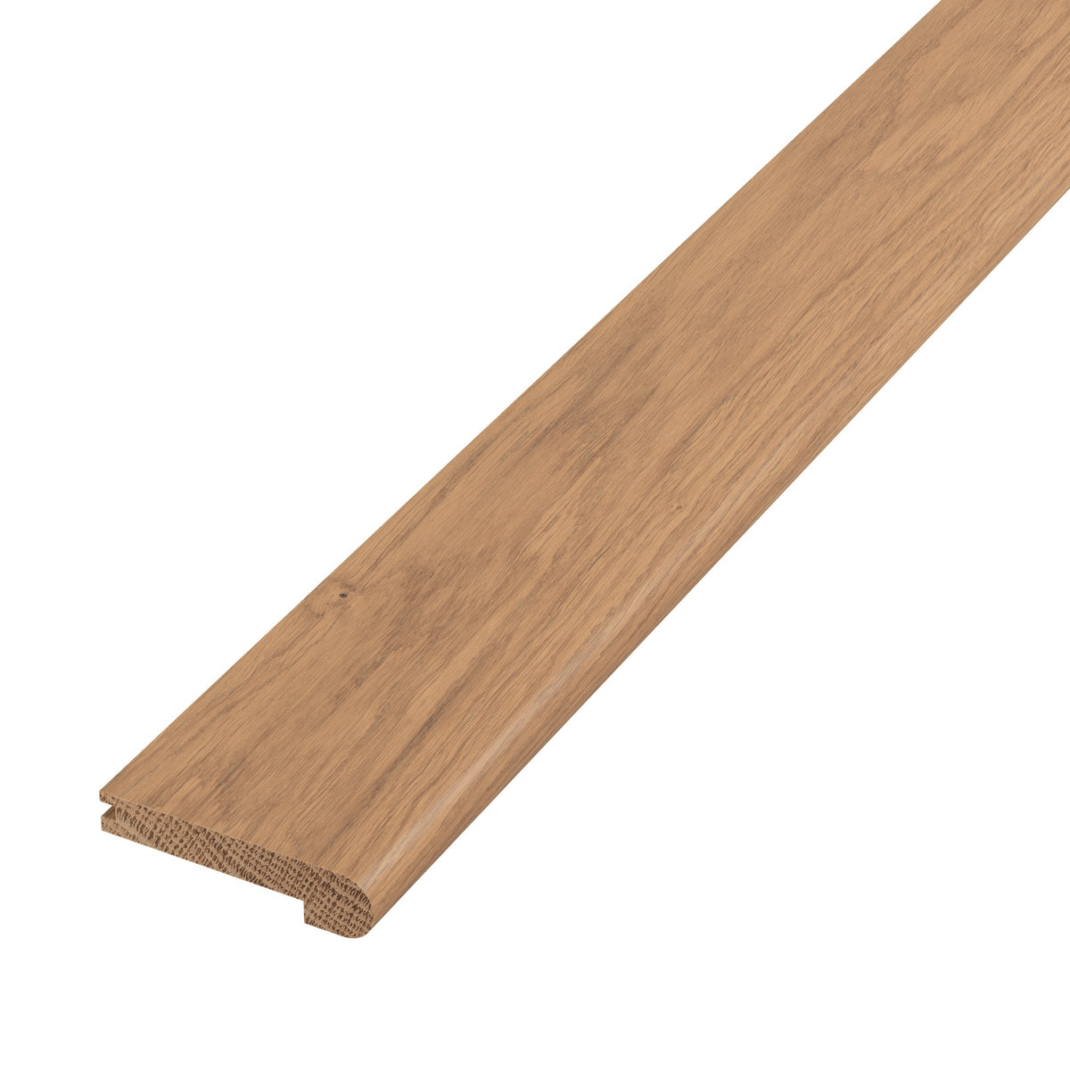 Bedrosians Bordeaux 3.45" x 76.75" Flush Round Stair Nose Hardwood Trim in Margaux | Item Code 100001275