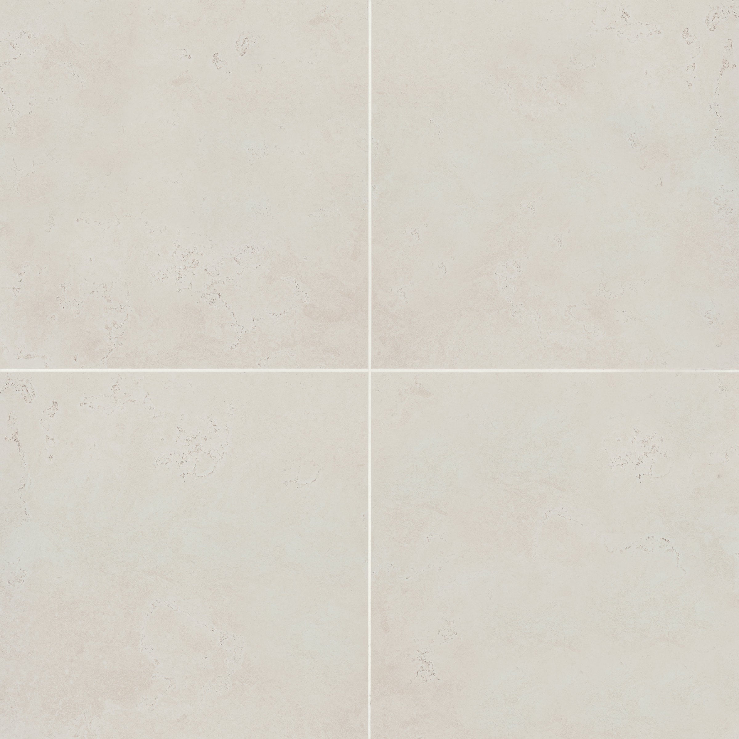 Bedrosians Thaddeus 32" x 32" Matte Porcelain Tile in White | Item Code 100001955