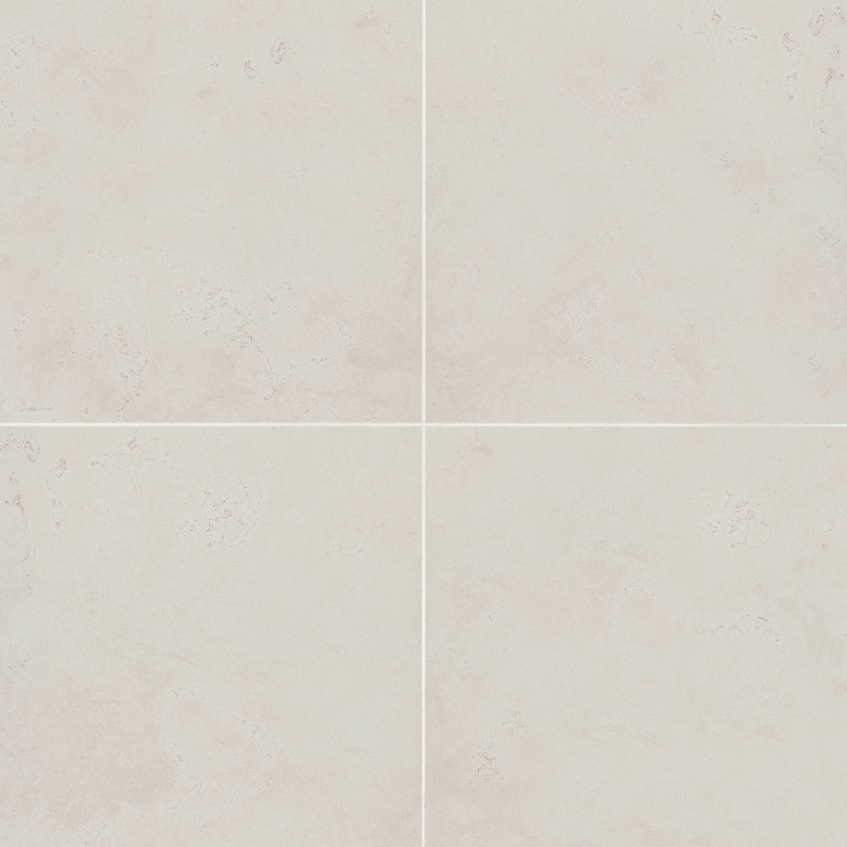 Bedrosians Thaddeus 32" x 32" Matte Porcelain Tile in White | Item Code 100001955