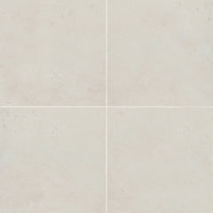 Bedrosians Thaddeus 32" x 32" Matte Porcelain Tile in White | Item Code 100001955