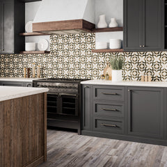 Bedrosians Casablanca 5" x 5" Matte Ceramic Tile in Farissi | Item Code DECCASFAR55M