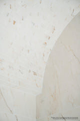 Bedrosians Magnifica Era 1" x 4" - 8mm Honed Herringbone Porcelain Mosaic Tile in Calacatta Oro | Item Code 100002295