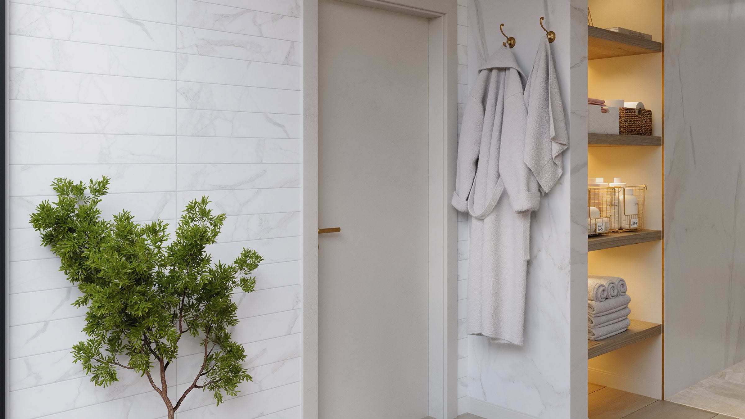 Bedrosians Planx 12" x 72" Wood Look Honed Porcelain Tile in Meadow | Item Code 100002269