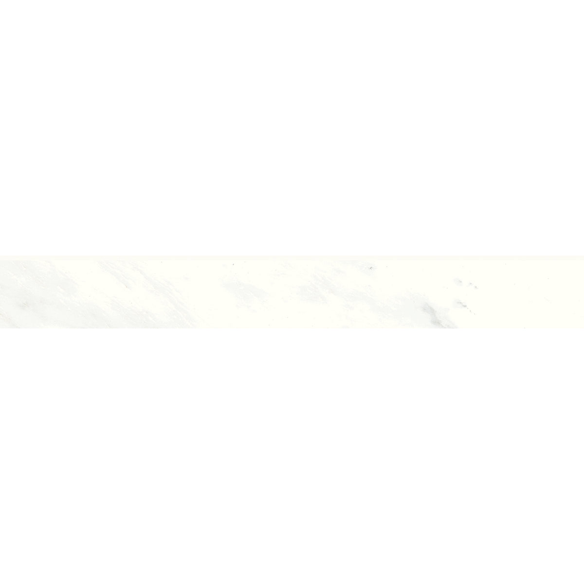 Bedrosians Magnifica 3" x 24" Honed Bullnose Porcelain Tile in Luxe White | Item Code 100002319
