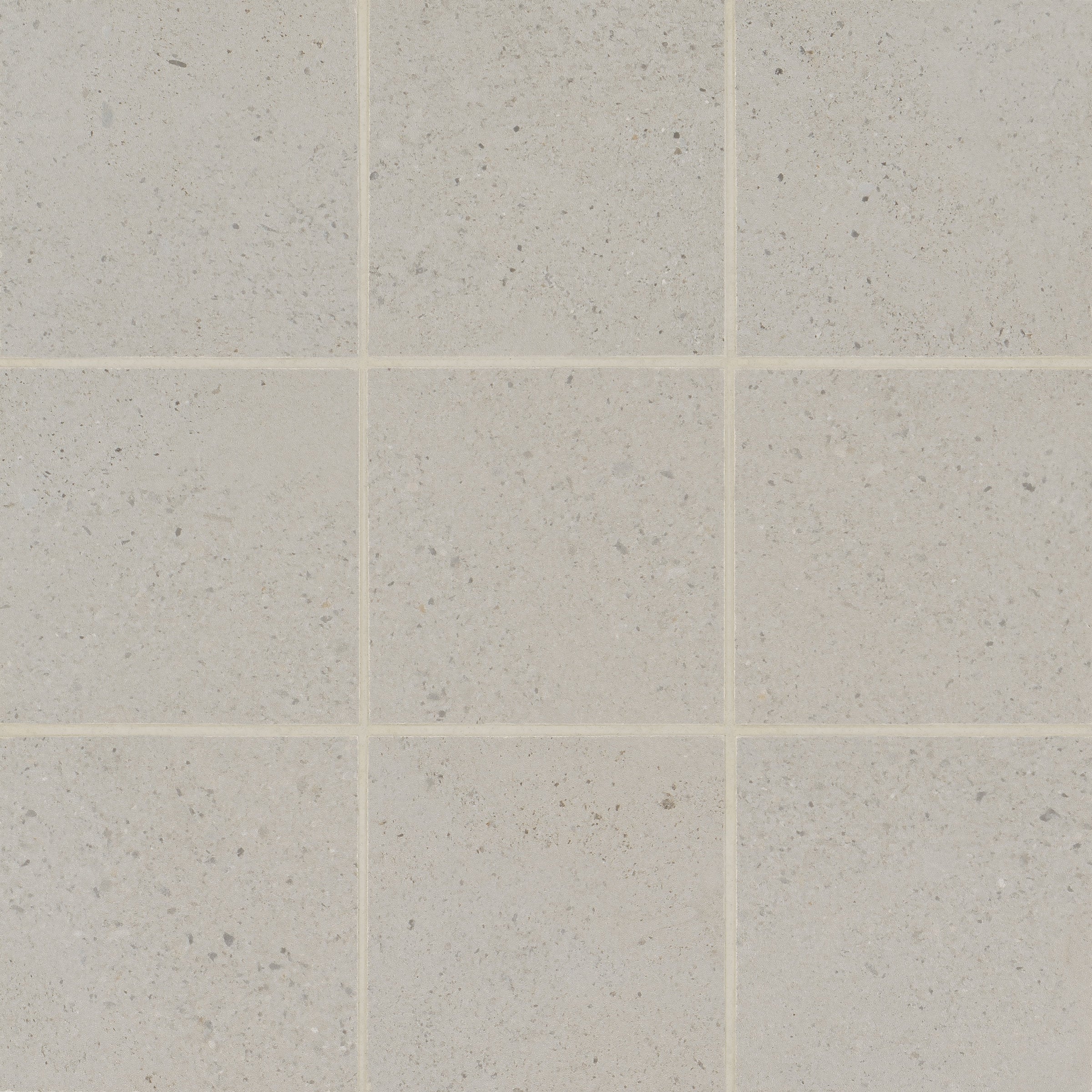 Bedrosians Thaddeus 4" x 4" Matte Porcelain Mosaic Tile in Pearl | Item Code 100002862