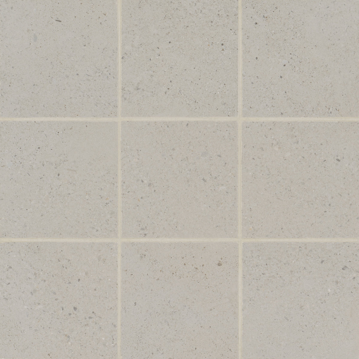 Bedrosians Thaddeus 4" x 4" Matte Porcelain Mosaic Tile in Pearl | Item Code 100002862
