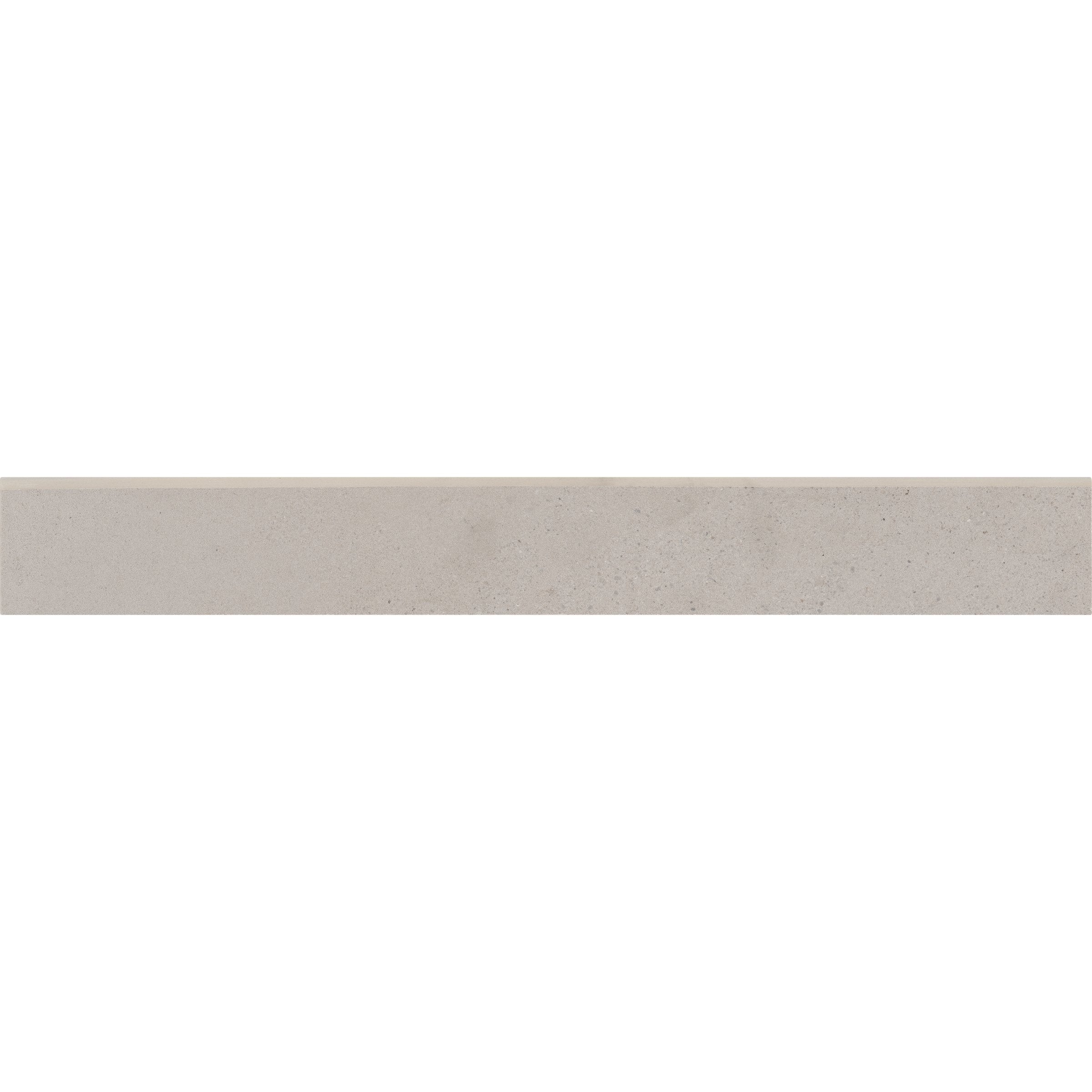Bedrosians Thaddeus 3" x 24" Matte Porcelain Bullnose Trim in Pearl | Item Code 100002867