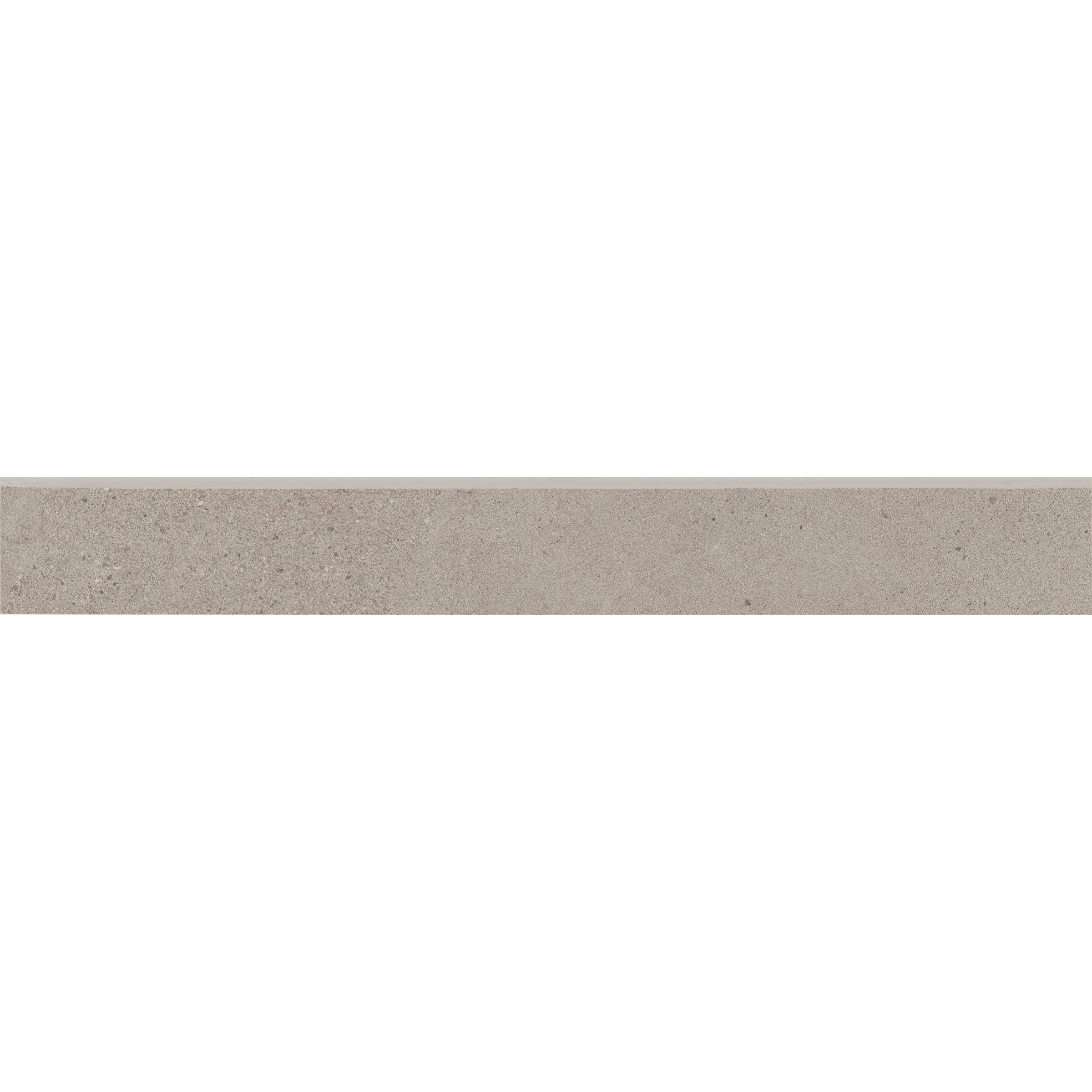 Bedrosians Thaddeus 3" x 24" Matte Porcelain Bullnose Trim in Taupe | Item Code 100002868