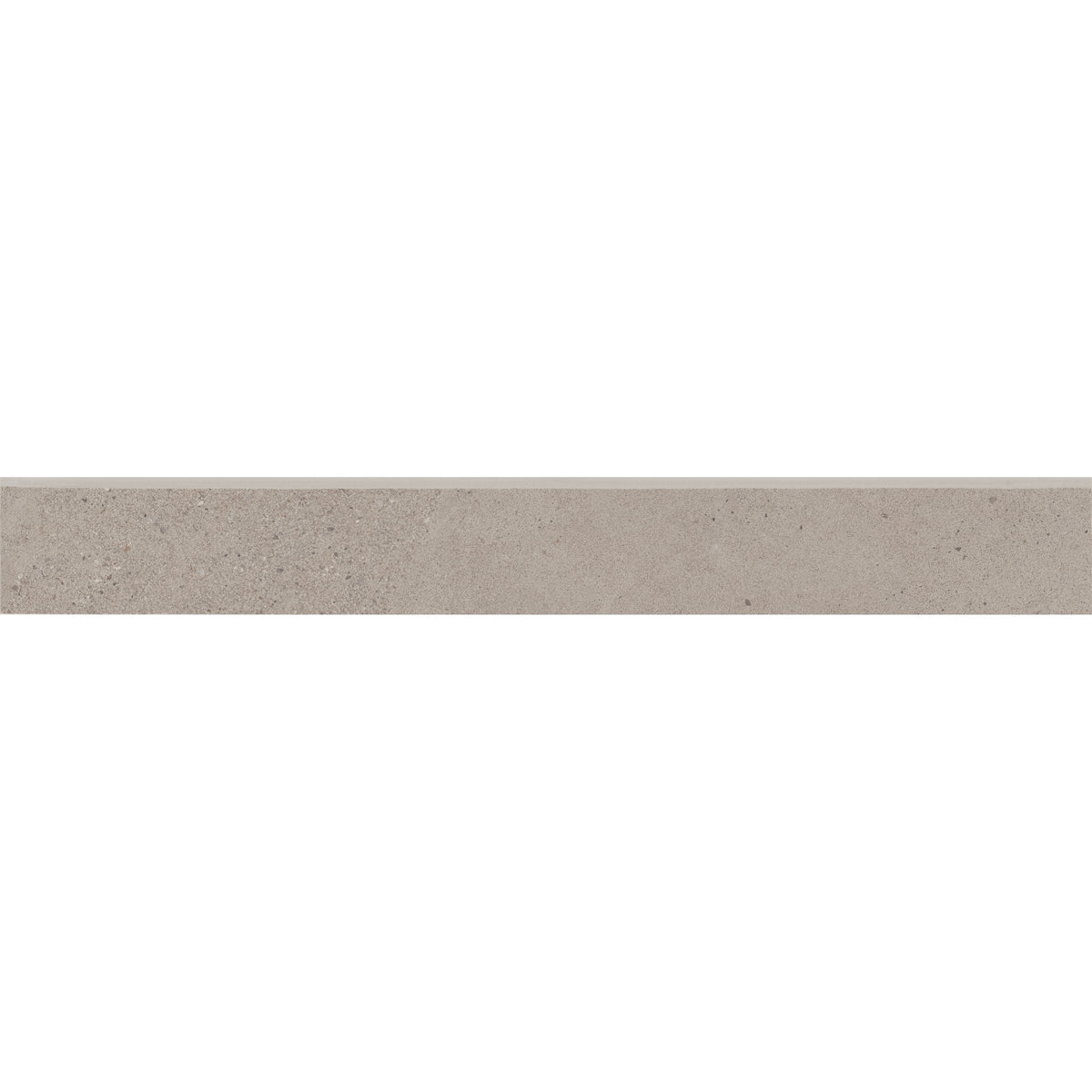 Bedrosians Thaddeus 3" x 24" Matte Porcelain Bullnose Trim in Taupe | Item Code 100002868