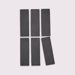 Bedrosians Celine 2" x 6" Matte Porcelain Floor & Wall Tile in Black | Item Code 100003117