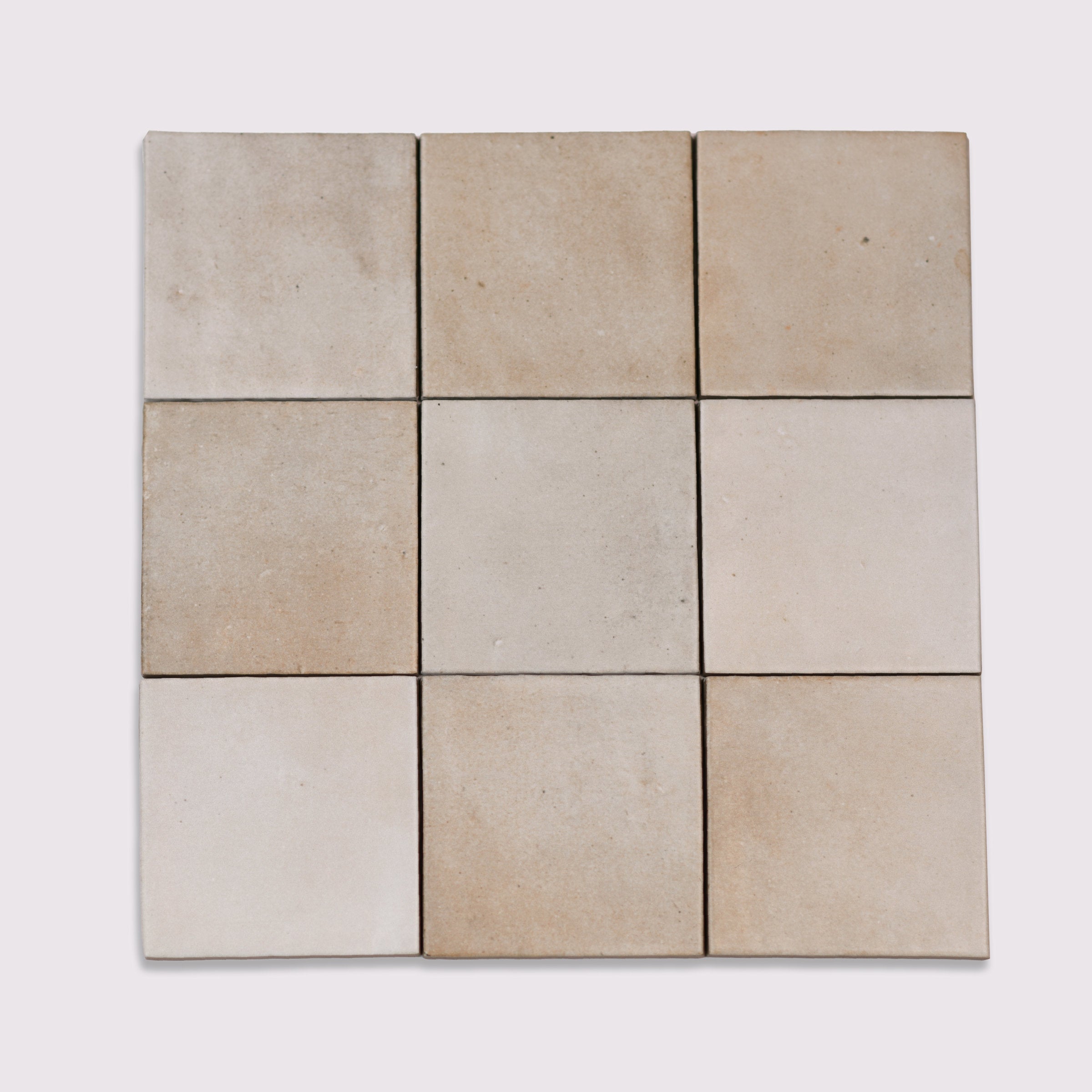 Bedrosians Celine 4" x 4" Matte Porcelain Floor & Wall Tile in Taupe | Item Code 100003127