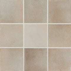 Bedrosians Celine 4" x 4" Matte Porcelain Floor & Wall Tile in Taupe | Item Code 100003127