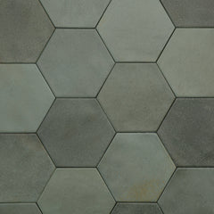 Bedrosians Celine 4" Hexagon Matte Porcelain Floor & Wall Tile in Sage | Item Code 100003136