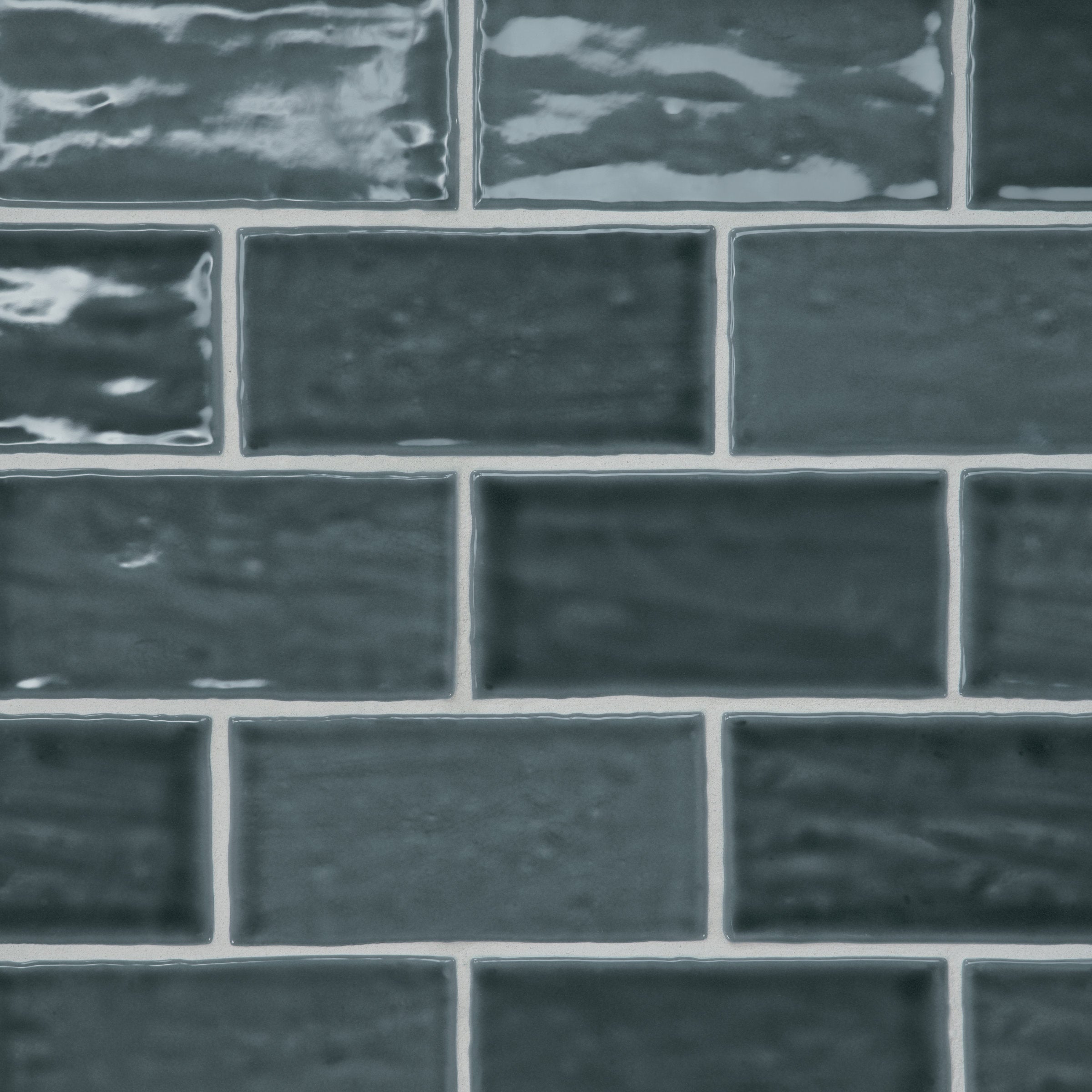 Bedrosians Marin 2.5" x 5" Ceramic Wall Tile in Midnight Tide | Item Code 100003154
