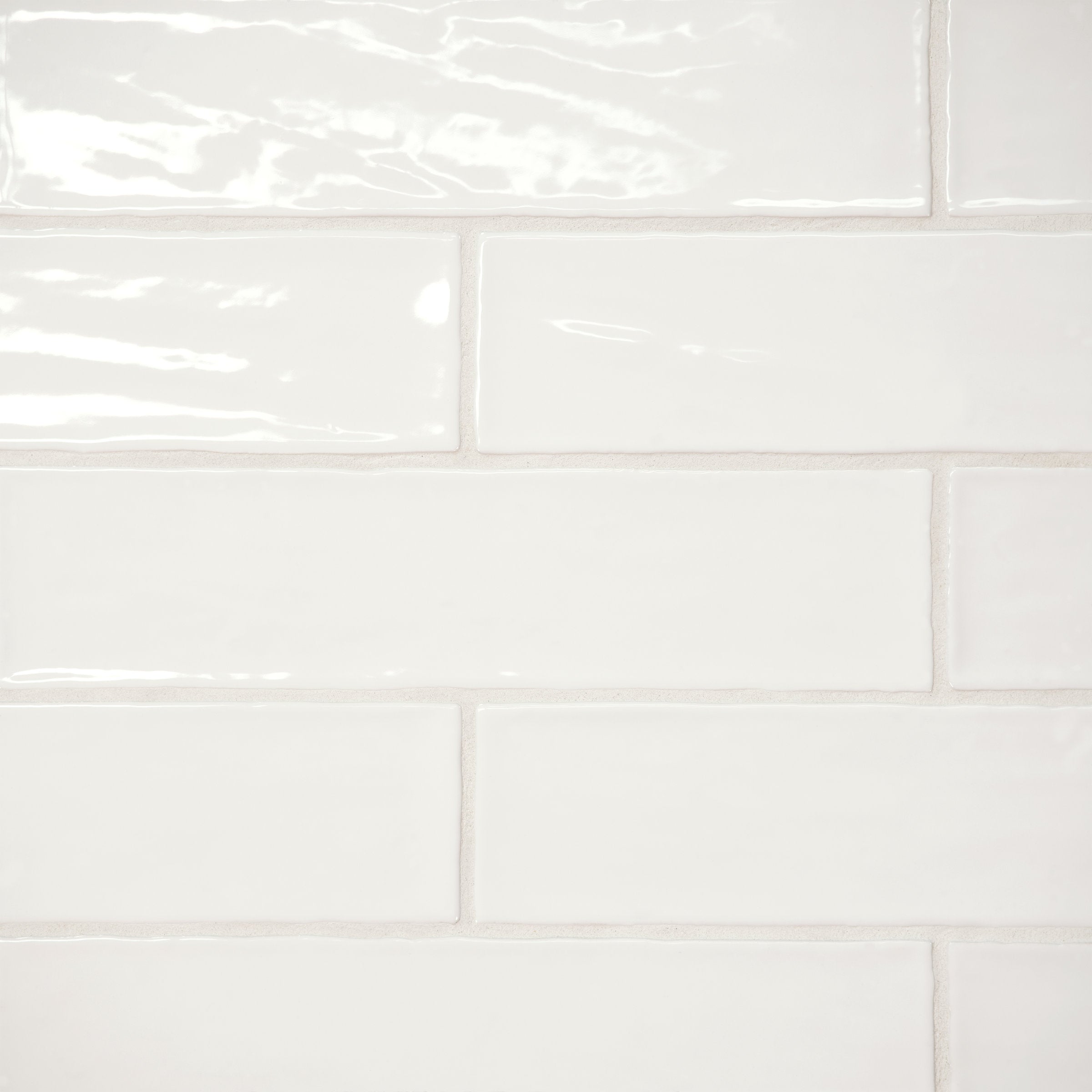 Bedrosians Marin 2.5" x 10" Ceramic Wall Tile in Pearl White | Item Code 100003178